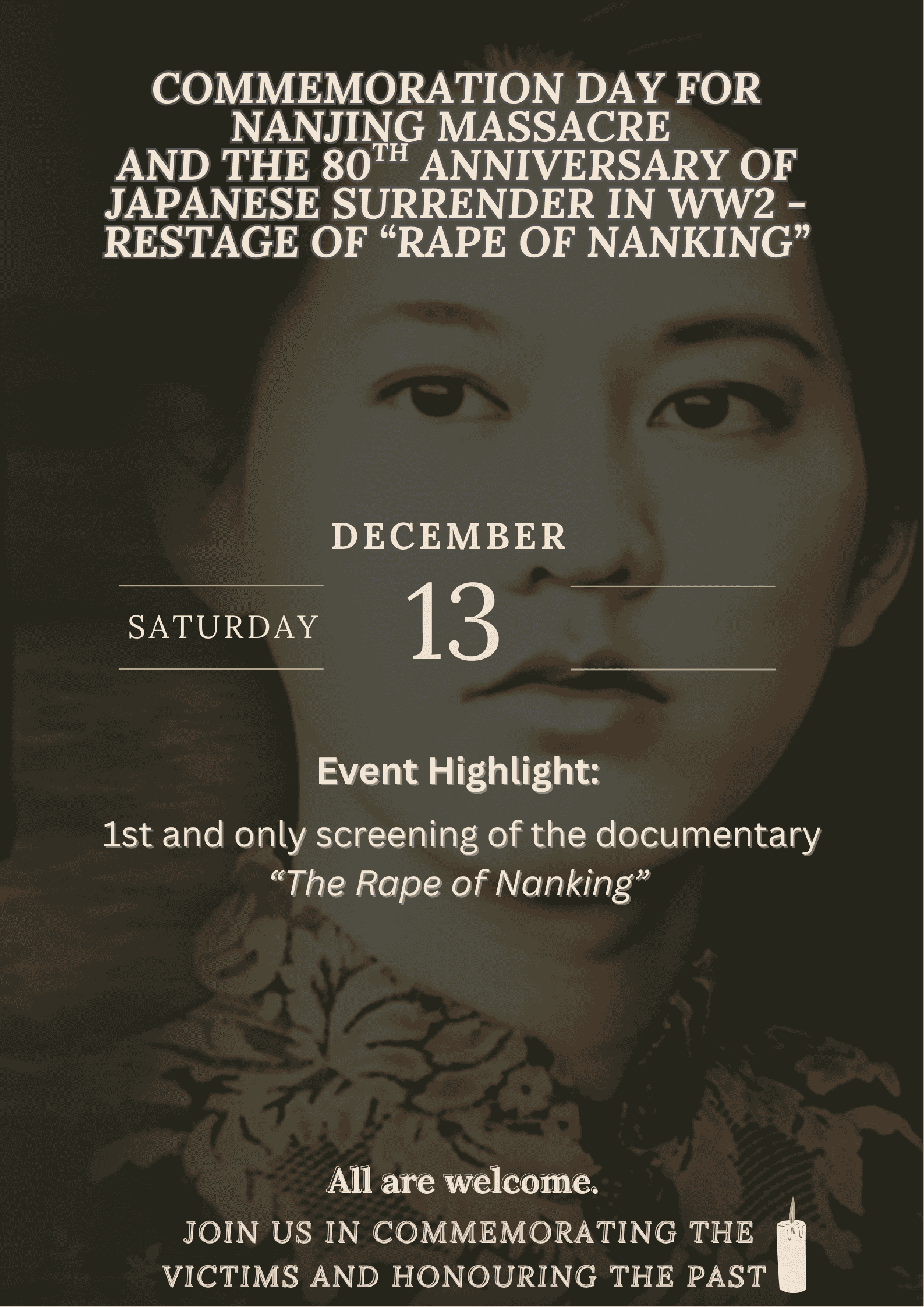 Nanjing Massacre Memorial Day Poster